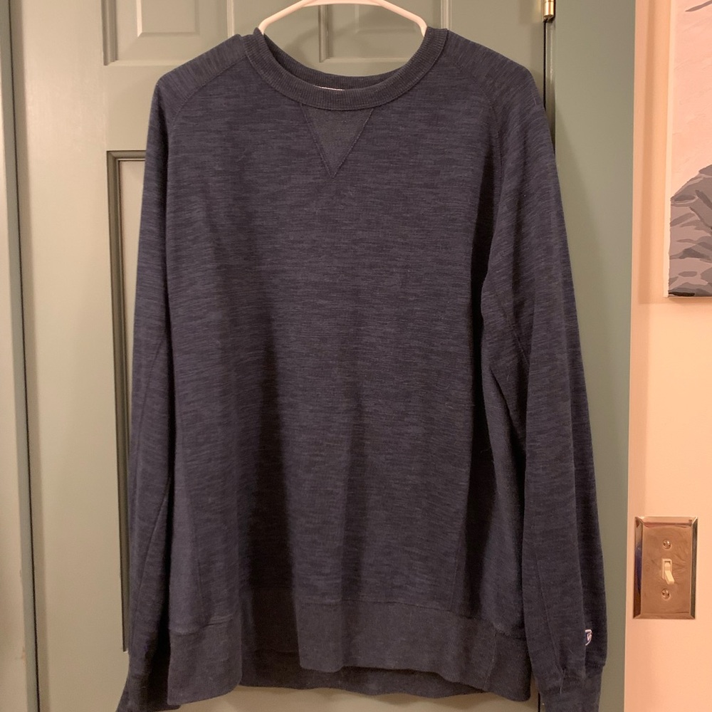 Champion Men's Blue Long Sleeve Shirt (Bundle & Save)